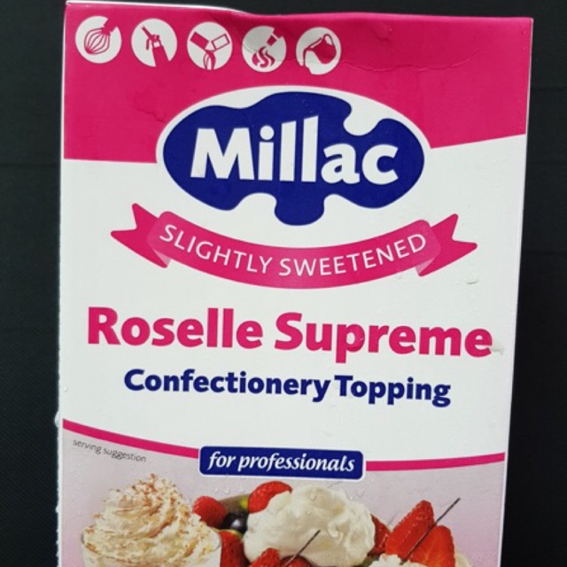 Jual Millac Roselle Supreme Whip whipping cream 1 liter. Shopee Indonesia