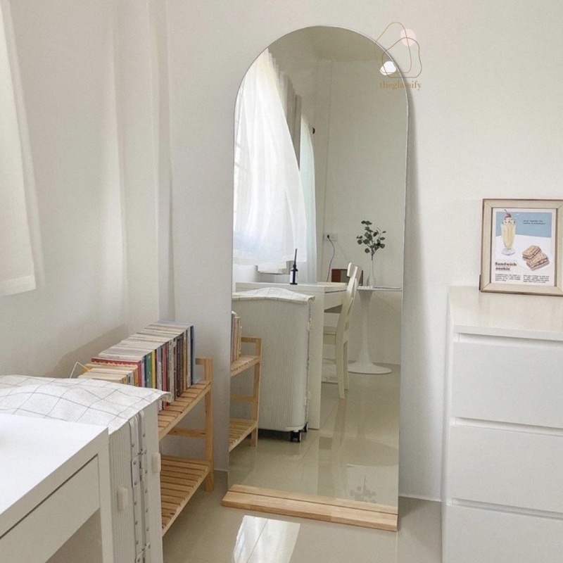 Jual Standing Mirror frameless tebal 5 mm ( harap baca deskripsi