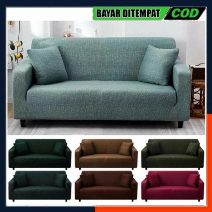 Jual COVER SOFA BED 1 2 3 4 SEATER SARUNG SOFA BED ELASTIS L SHAPED