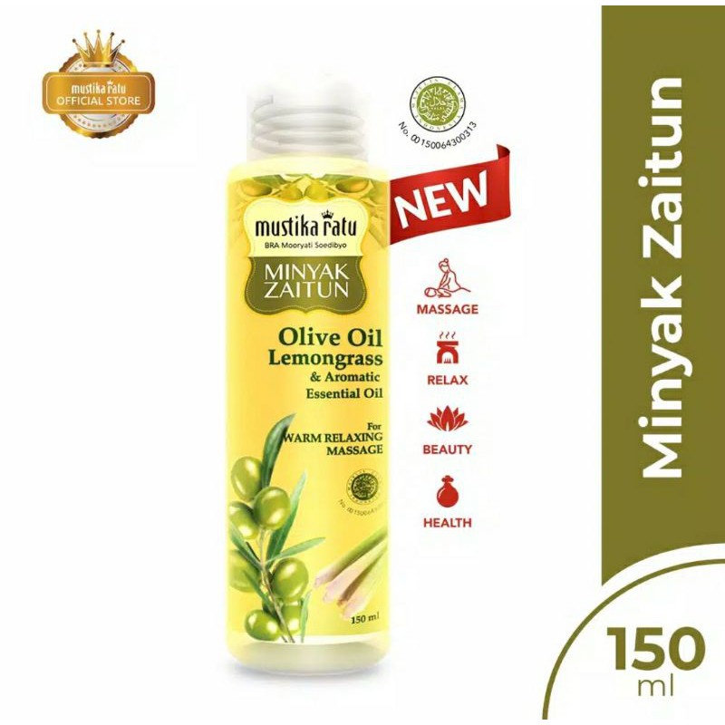 Jual Mustika Ratu Olive Oil/Zaitun Lemongrass & Aromatic Essential Oil