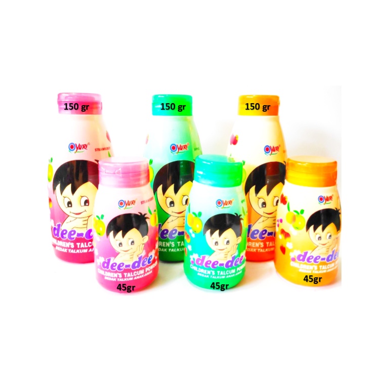 Jual Dee Dee Children Talcum Powder Bedak Anak gr / 150gr Shopee