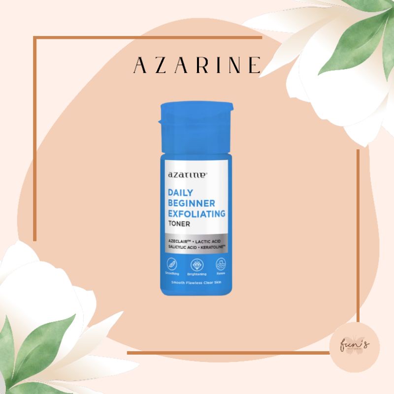 Jual Azarine Daily Beginner Exfoliating Toner 90ml Shopee Indonesia