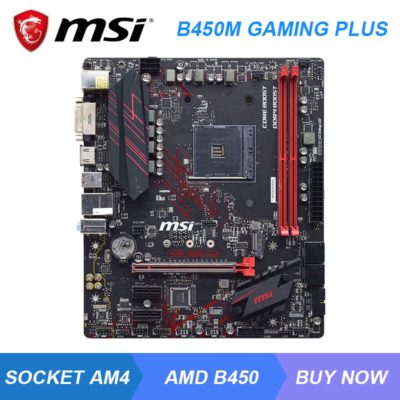 Jual PREORDER MSI B450M GAMING PLUS Motherboard B450 Motherboard AM4