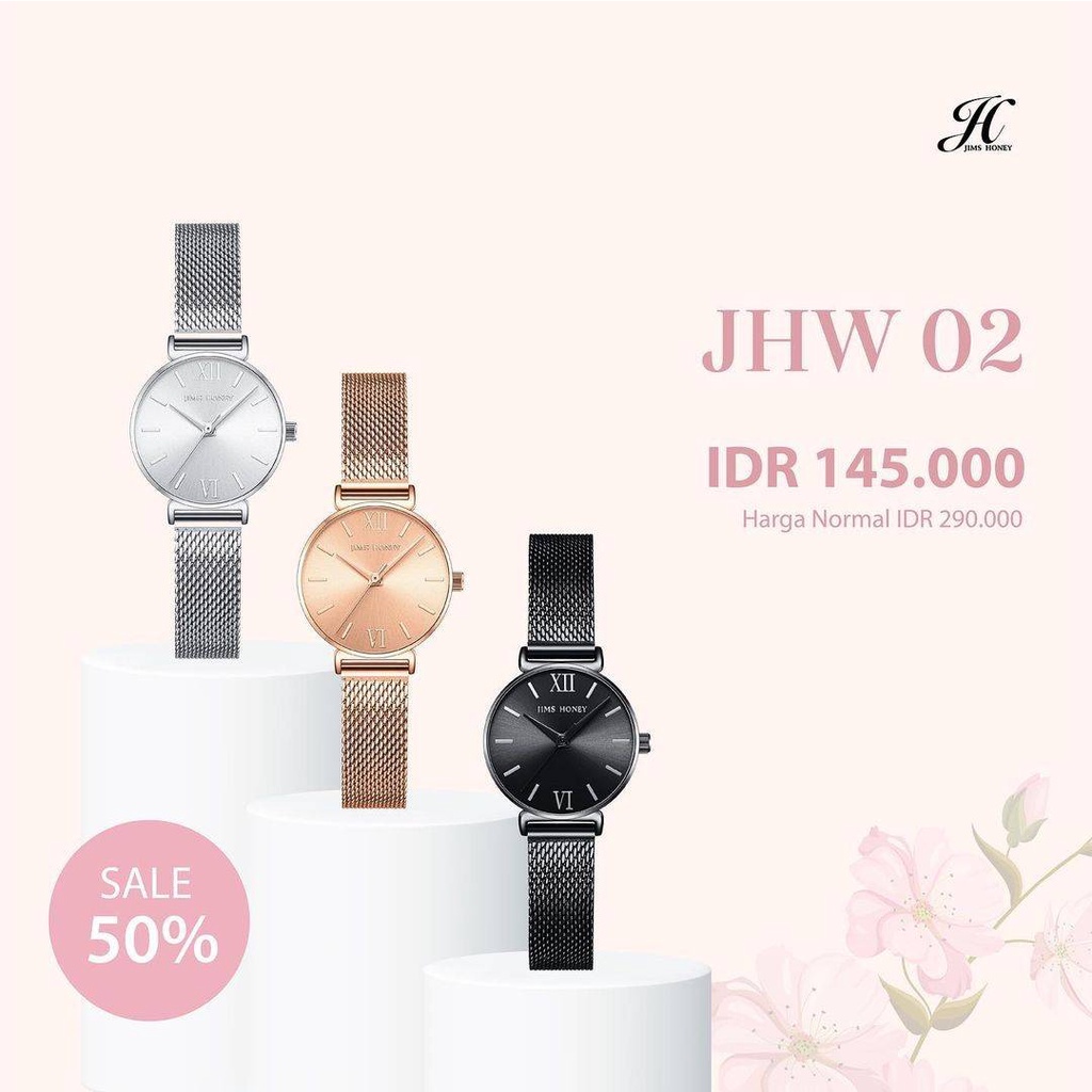Jual Jims Honey JHW 02 Jam Tangan Wanita Jam Tangan Fashion Terbaru