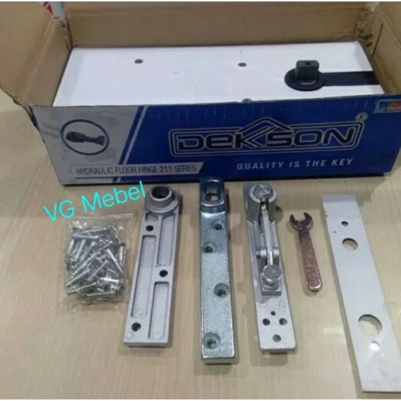 Jual Floor Hinge DEKSON 211 Engsel Tanam Lantai Pintu Kaca/Kayu Merk