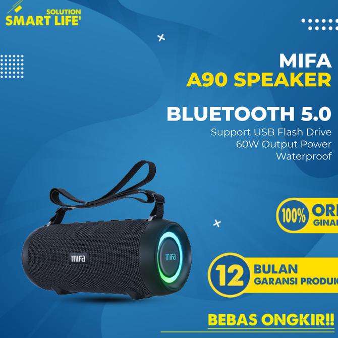 Jual Mifa A90 Bluetooth Speaker 60W Stereo IPX8 Wireless Portable