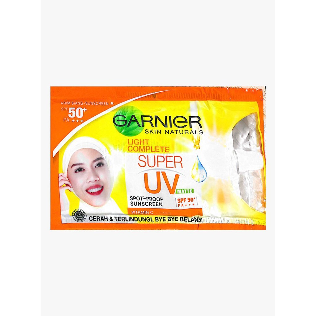 Jual Garnier Light Complete Super Uv Matte Sachet 7ml Shopee Indonesia