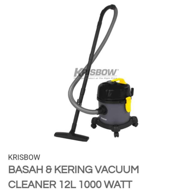 Jual Vacuum Cleaner Krisbow 12L Wet & Dry Shopee Indonesia