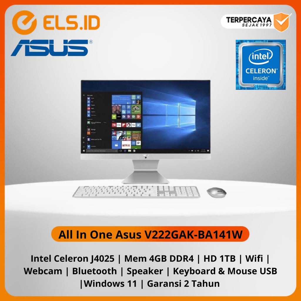 Jual All In One Asus V222GAKBA141W Shopee Indonesia