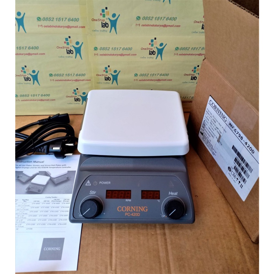 Jual CORNING PC420D Hot Plate Stirrer Hotplate Shopee Indonesia