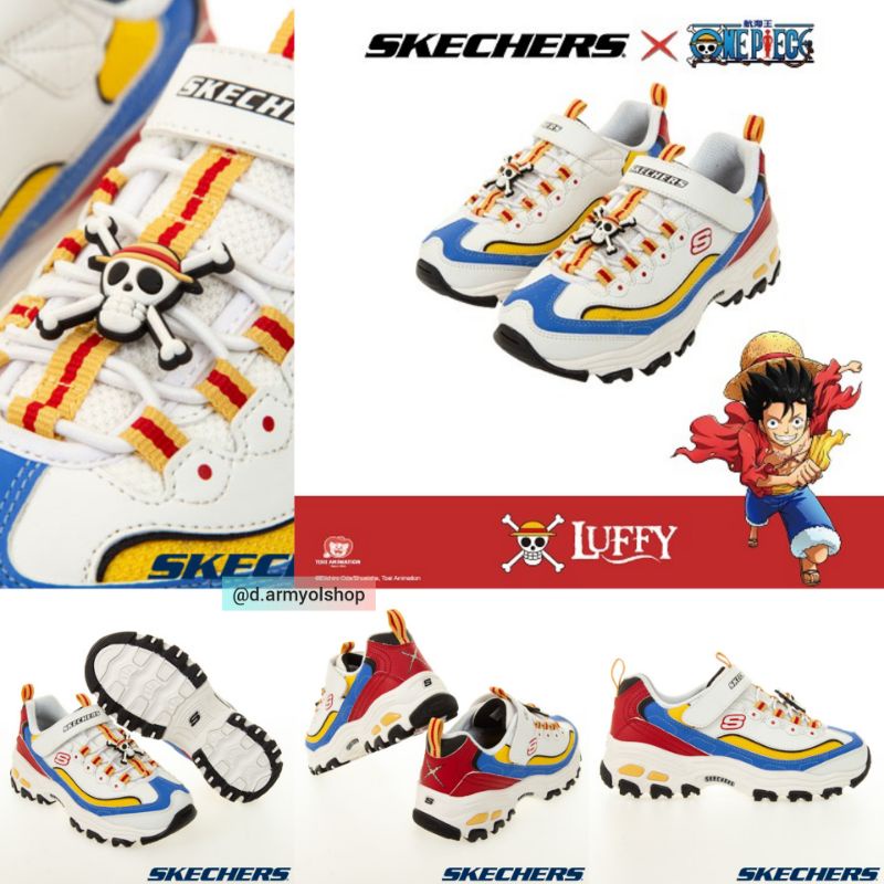 Jual OFFICIAL SKECHERS X ONE PIECE LIMITED EDITION SHOES SEPATU