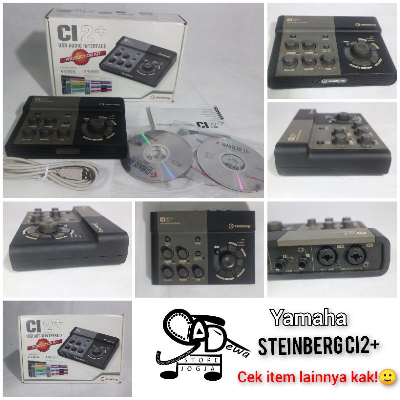 Jual STEINBERG CI2+ SOUNDCARD AUDIO INTERFACE STEINDBERG SOUND CARD