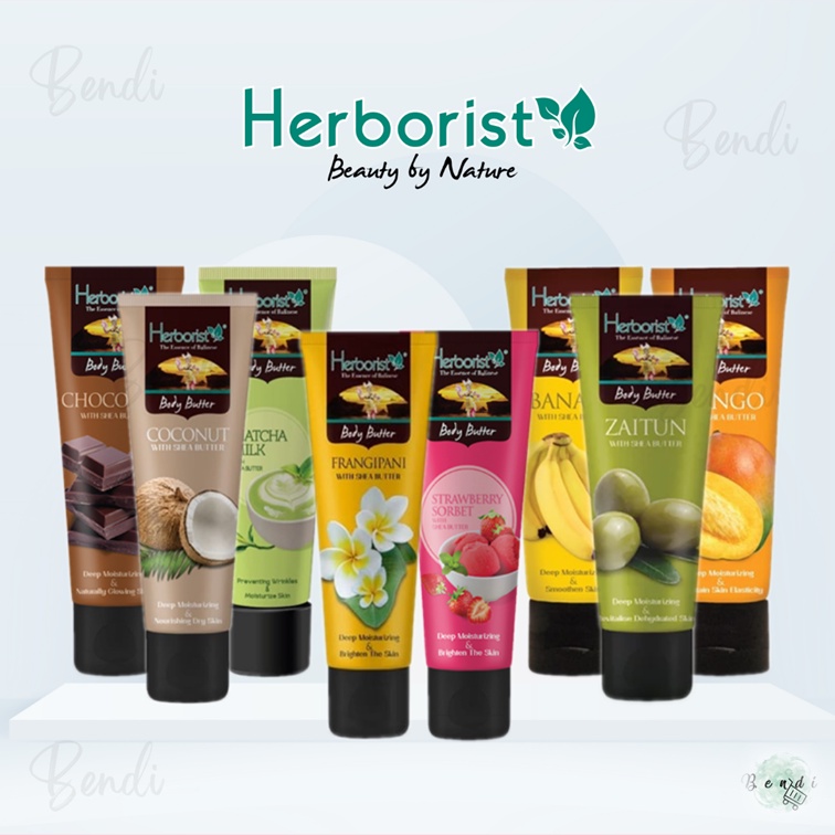 Jual HERBORIST Body Butter Banana Chocolate Coconut Frangipani
