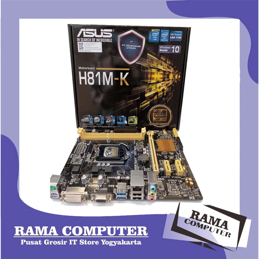 Jual MOTHERBOARD ASUS H81MK Shopee Indonesia