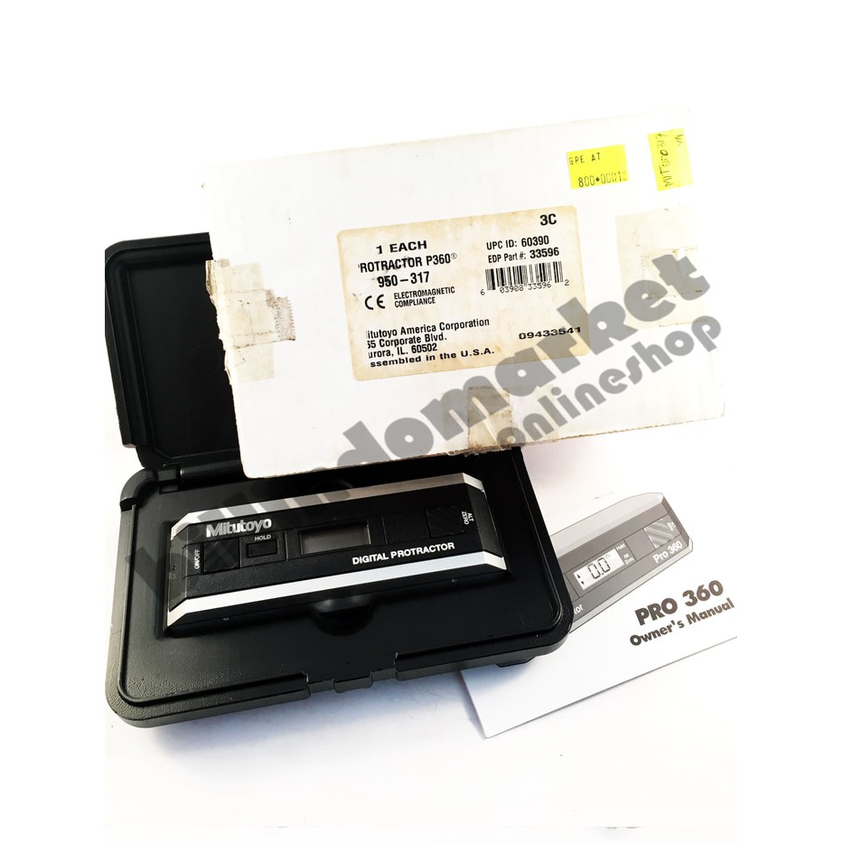 Jual Digital Protractor Pro 360 950317 MITUTOYO Shopee Indonesia