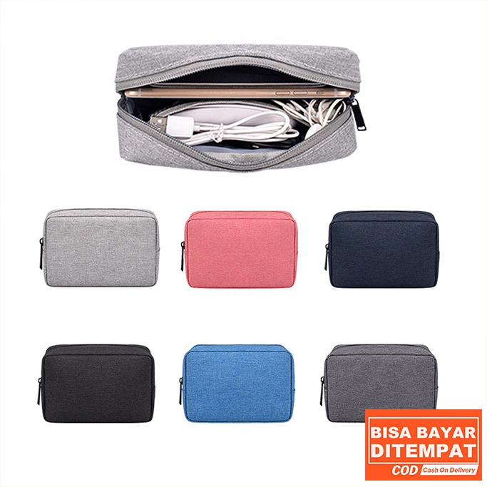Jual TG159 POUCH CHARGER LAPTOP / TAS POWER BANK/ TAS HANDPHONE / TRAVEL ORGANIZER / TRAVEL BAG