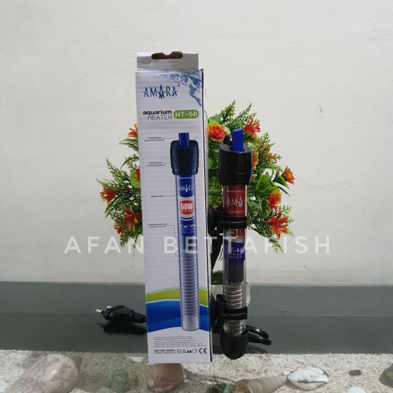 Jual HEATER AMARA HT 50100 WATT PEMANAS AOR AQUARIUM KOLAM AKUARIUM