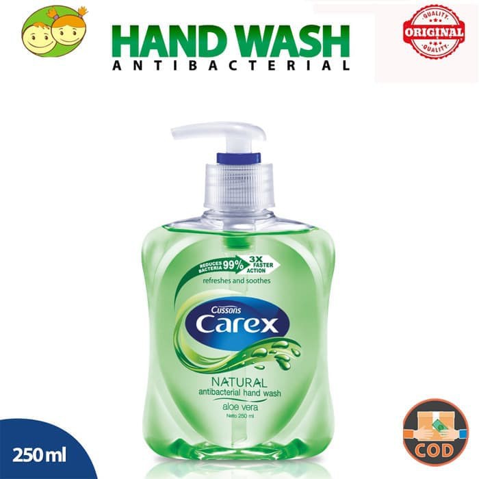Jual Cussons Carex Hand Wash Antiseptic Anti Bakteri Aloe Vera 250ml Shopee Indonesia