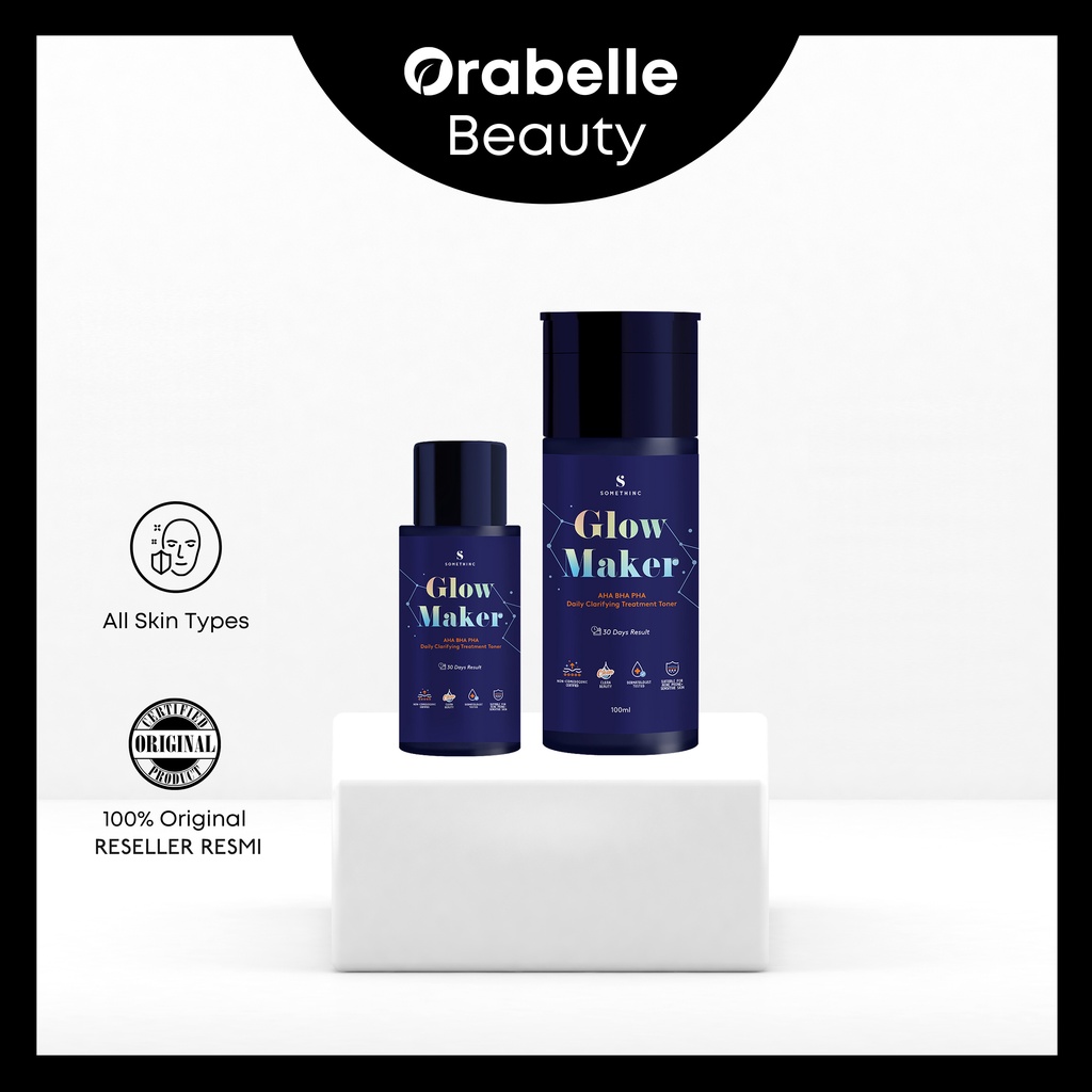 Jual Somethinc Glow Maker Toner AHA BHA PHA exfoliating Toner 40ml 100ml Shopee Indonesia