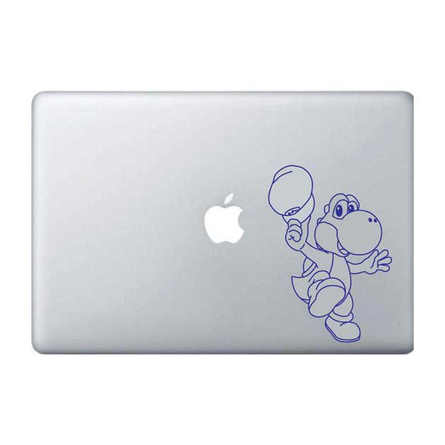 Jual Tokomonster decal sticker Super Mario Bros Yoshi macbook pro and