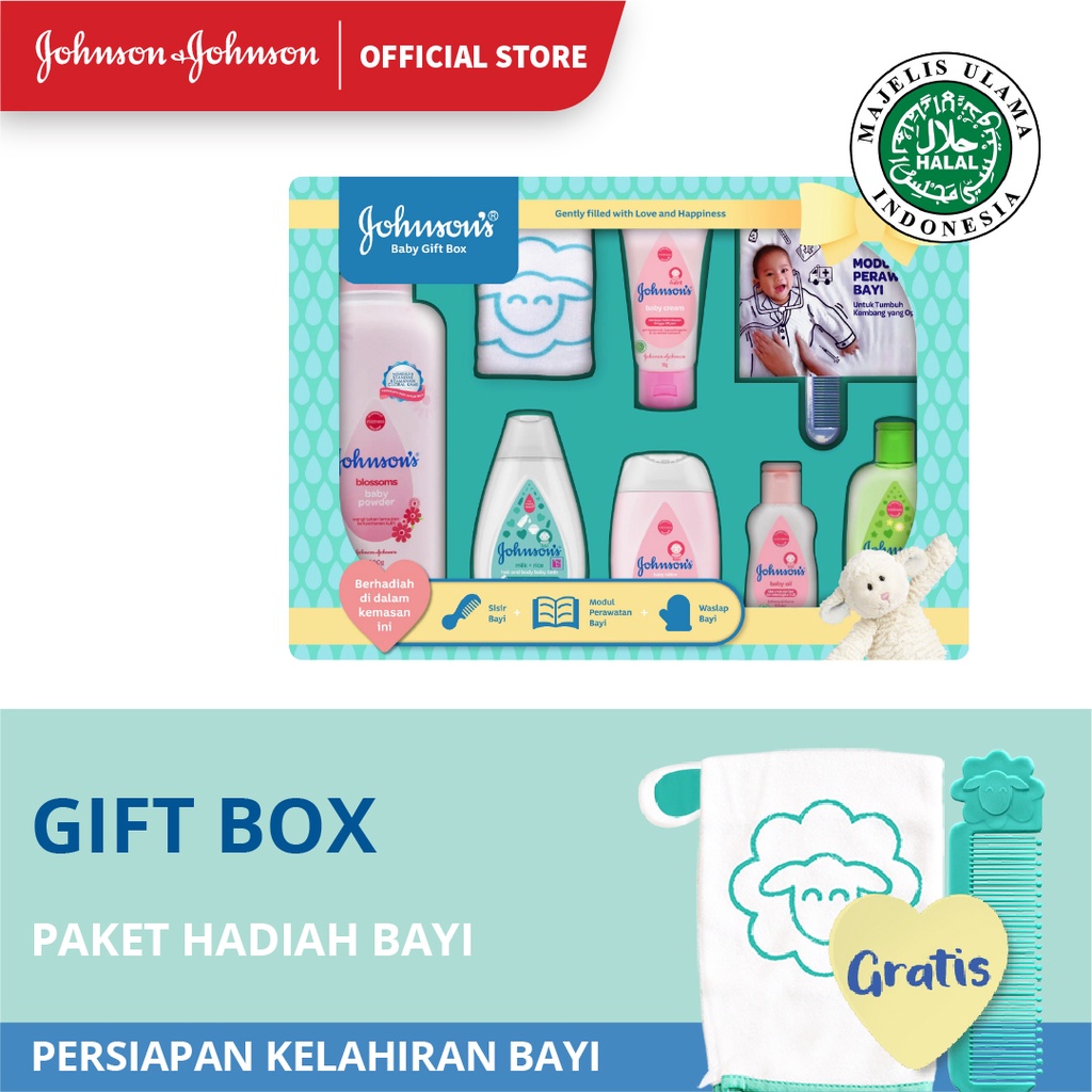 Jual JOHNSON'S Baby Gift Box Shopee Indonesia