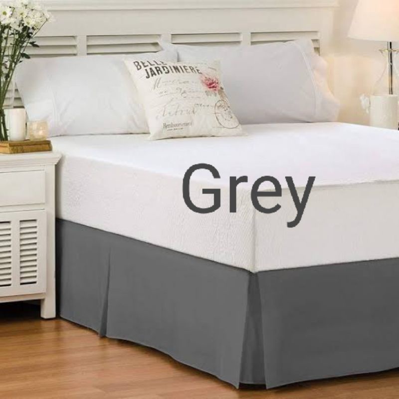 Jual BedSkirt Bed Skirt Hotel Polos Rok Kasur Shopee Indonesia