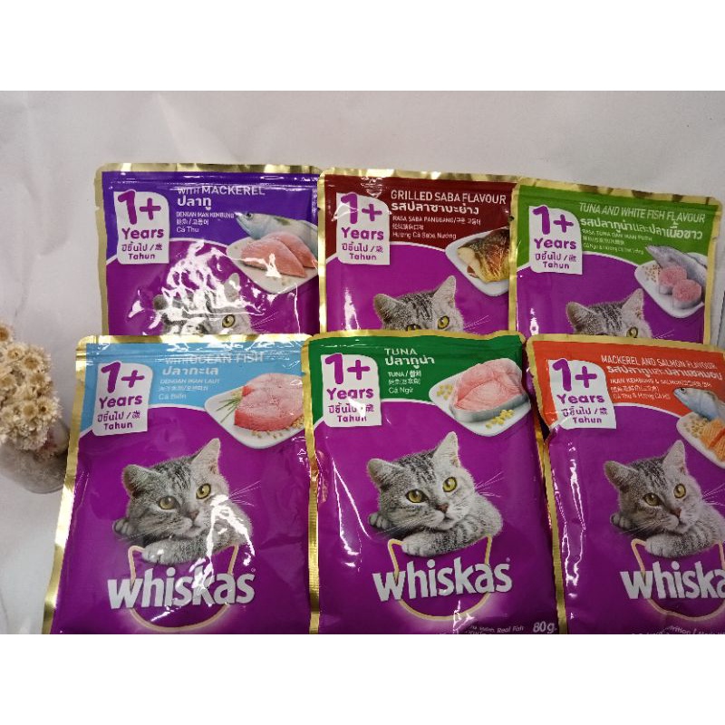Jual Whiskas Sachet Pouch, Makanan Basah Shopee Indonesia