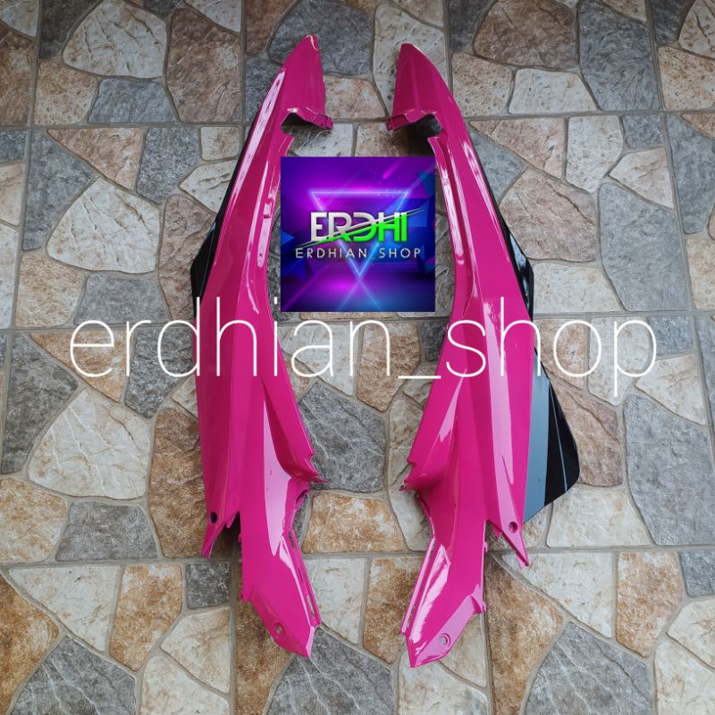 Jual Cover Bodi Belakang Satria fu facelift pink Suzuki satria Shopee