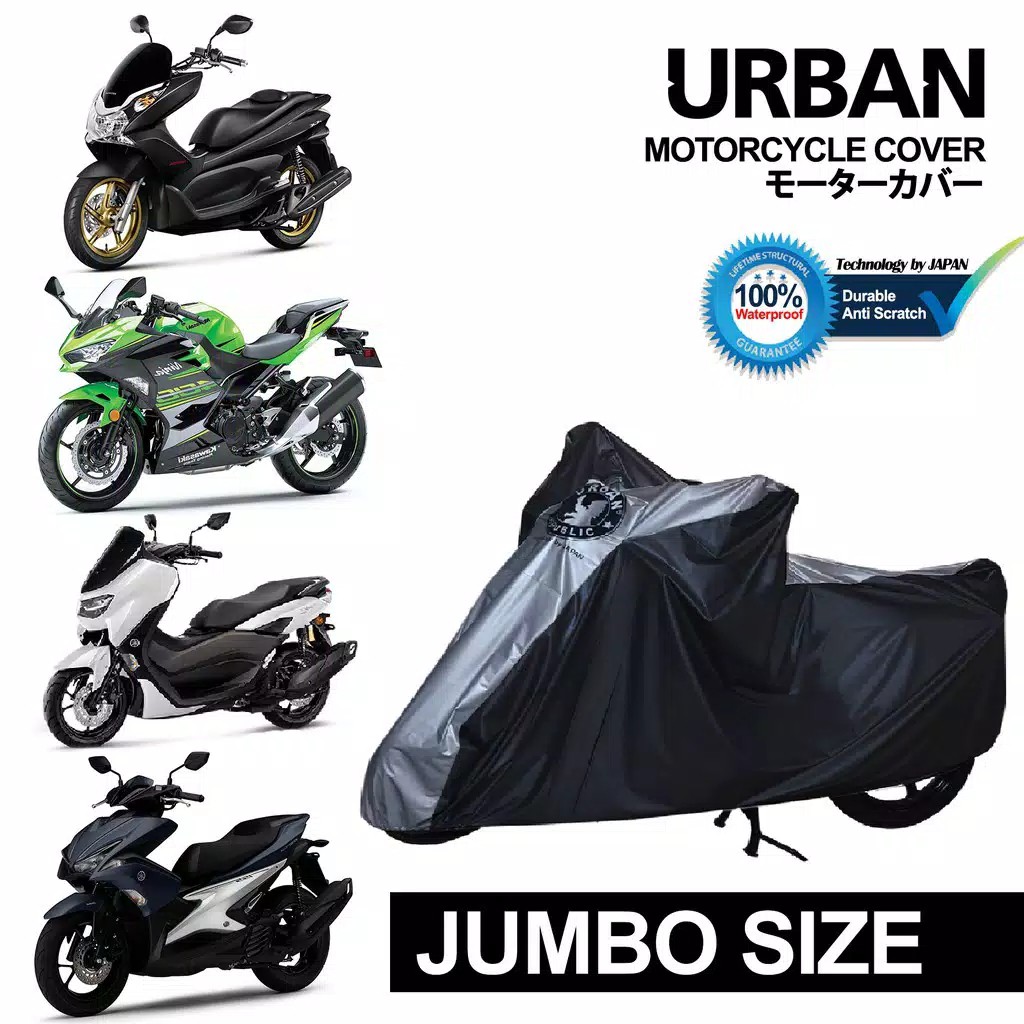 Jual Sarung Motor Cover Motor Urban Ukuran Jumbo & Standard Universal Semua Motor Shopee Indonesia