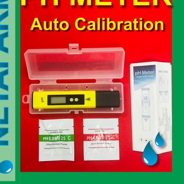 Jual Promo Alat Ukur PH Meter Digital AUTO CALIBRATION + Bubuk
