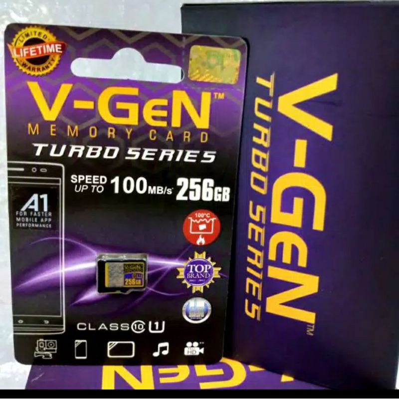 Jual Vgen V Gen Class 10 TURBO SERIES Memori Micro SD Memory Card 64 GB