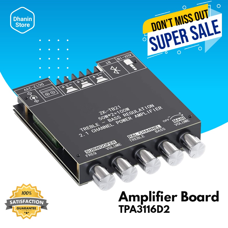 Jual Kit Driver Modul Power Amplifier Amplifer Ampli Rakitan Mini Board
