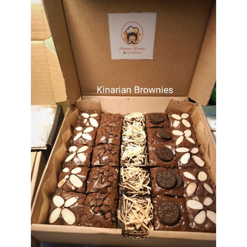 Jual Kinarian Brownies Panggang ukuran 20x20 cm/ Fudgy Brownies