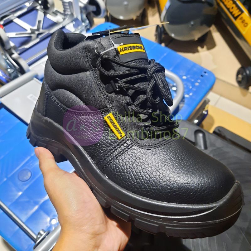 Jual Sepatu Safety Shoes Sepatu Pengaman Kerja KRISBOW MAXI 6 inchi