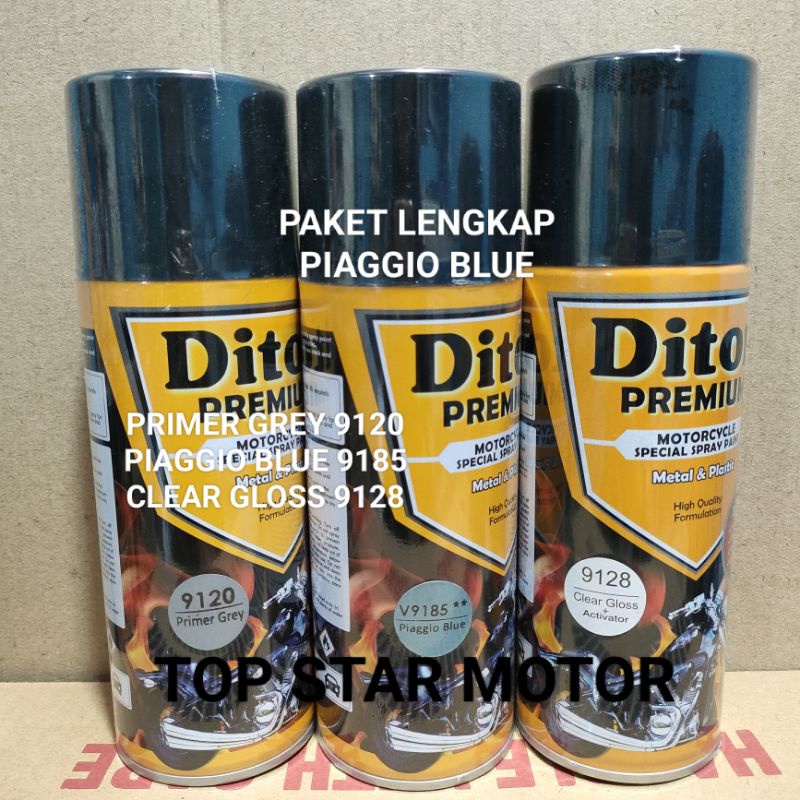 Jual Pilok Paket Lengkap Cat Diton Premium Primer Grey 9120 Piaggio