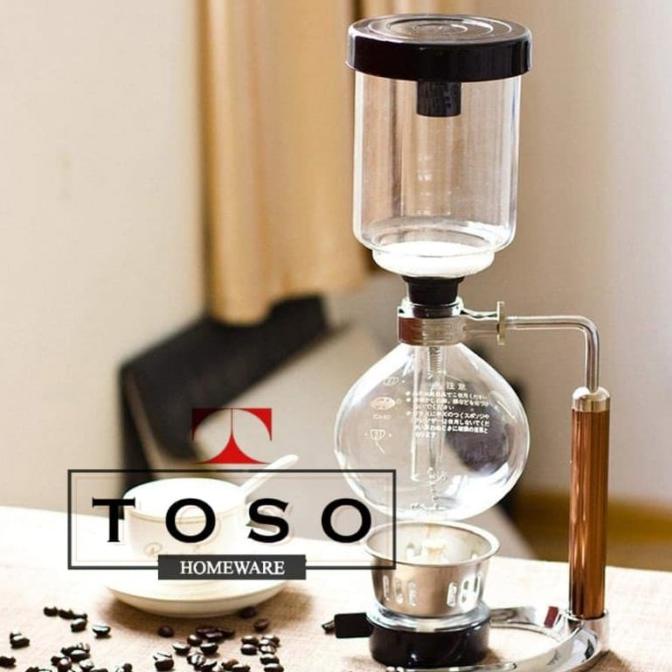 Jual Syphon Coffee Maker Japanese Style Espresso Filter Siphon Kopi 600ml Shopee Indonesia