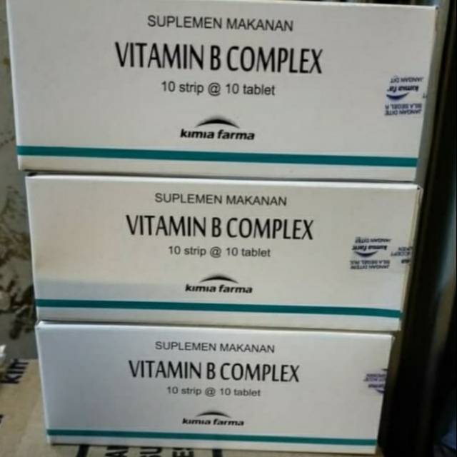 Jual Vitamin B complex isi 100 tablet kimia farma Shopee Indonesia