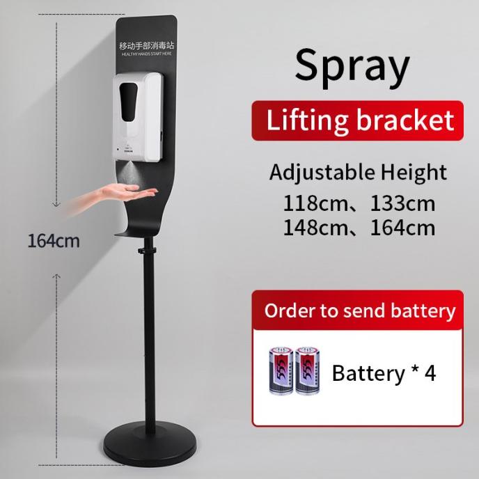 Jual Automatic Spray Hand Sanitizer Dispenser with Adjustable Stand Shopee Indonesia