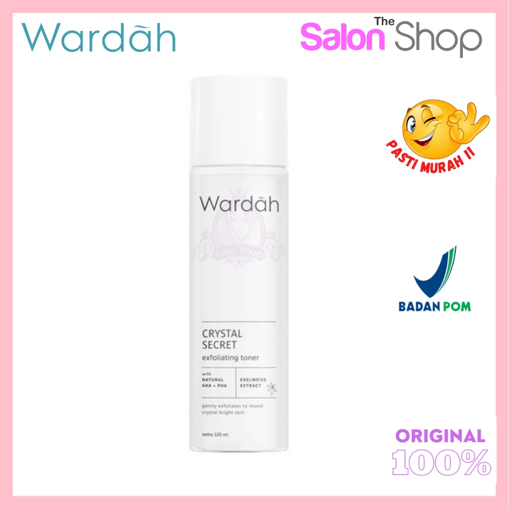 Jual Wardah Crystal Secret Exfoliating Toner with Natural AHA+PHA 100