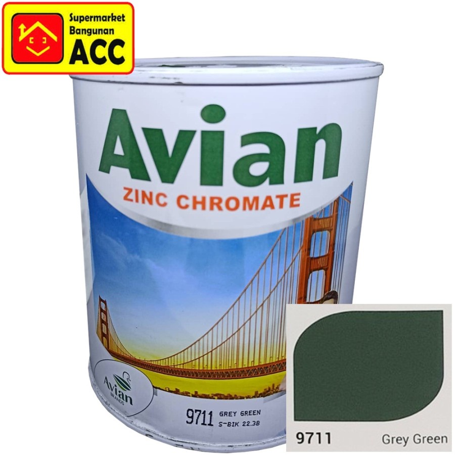 Jual Avian Zinc Chromate Cat Primer Besi/ Metal 1kg Shopee Indonesia