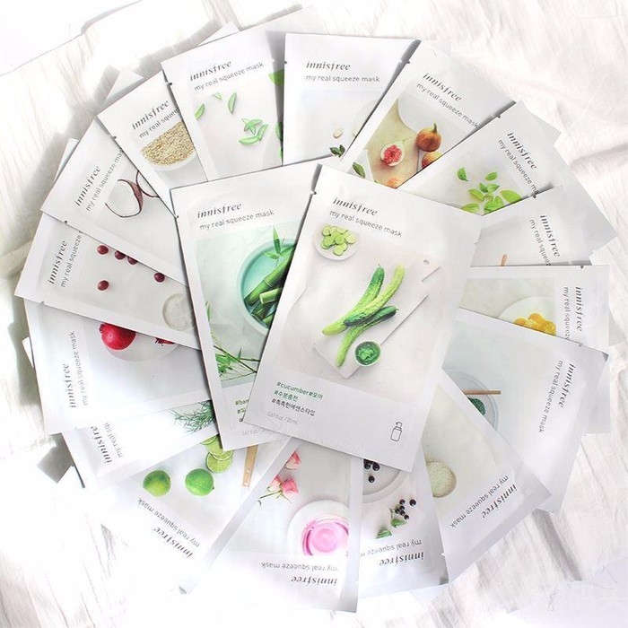 Jual Innisfree My Real Squeeze Mask / Masker Wajah / Sheet Mask