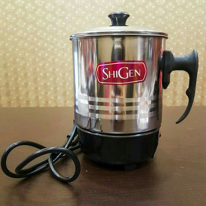 Jual MUG Elektrik 11 cm Stenlis Teko Listrik Pemanas Air Water Heater