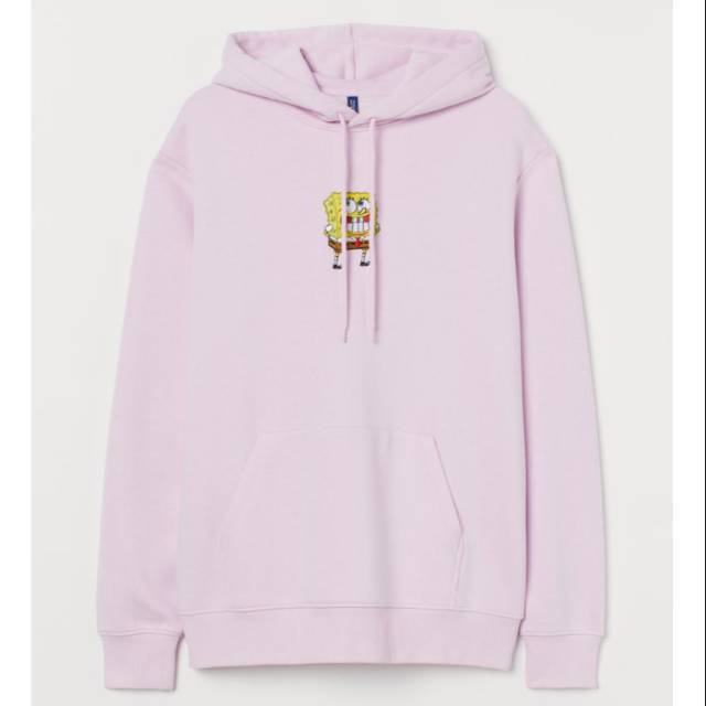 Jual HOODIE H&M SPONGEBOB PINK Shopee Indonesia