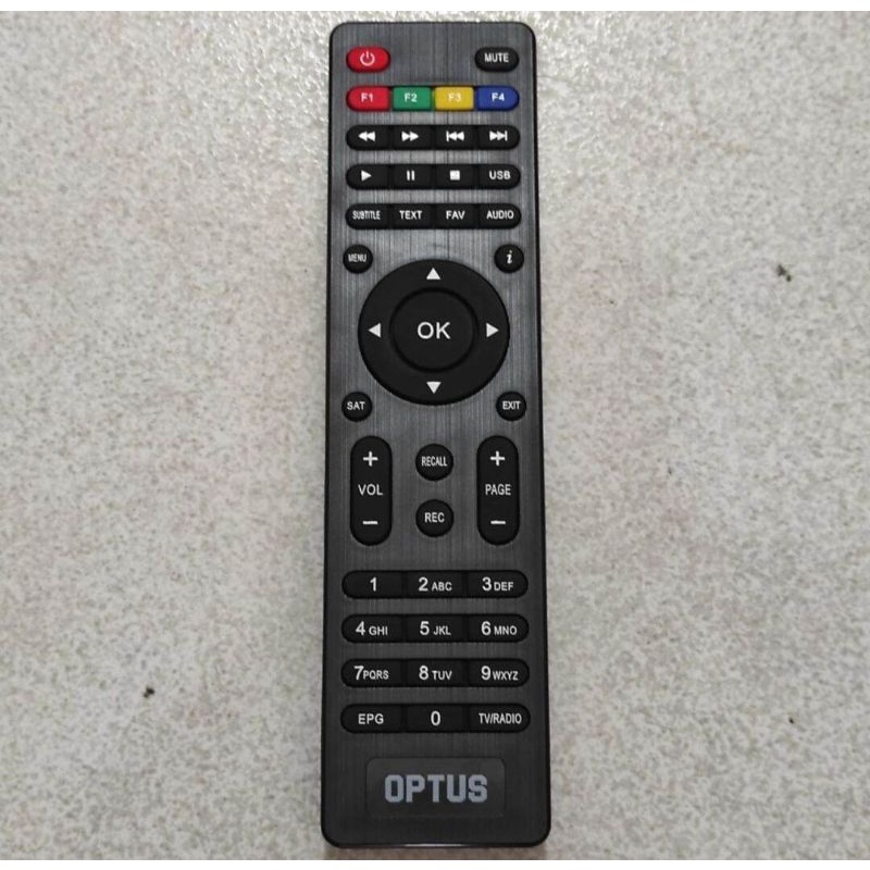 Jual Remot OPTUS 66 HD ASLI ORIGINAL / Remote Digital Receiver OP 66HD OP66HD Optus66 K Vision