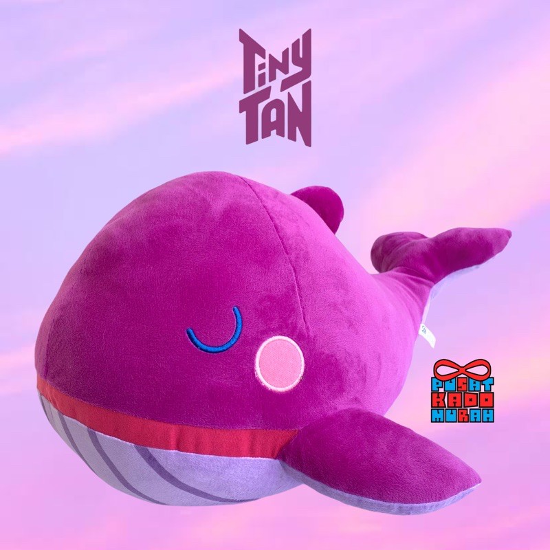 Jual Boneka TINY TAN WHALE Plush Whale BTS Unofficial Shopee Indonesia