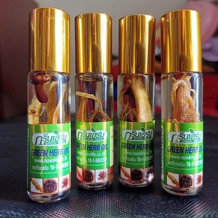 Jual Minyak Angin Herbal Green Herb OIL Rempah ASLI Original