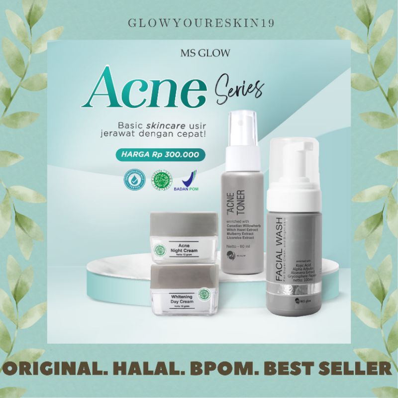 Jual MS GLOW ACNE SERIES ORIGINAL Shopee Indonesia(04)