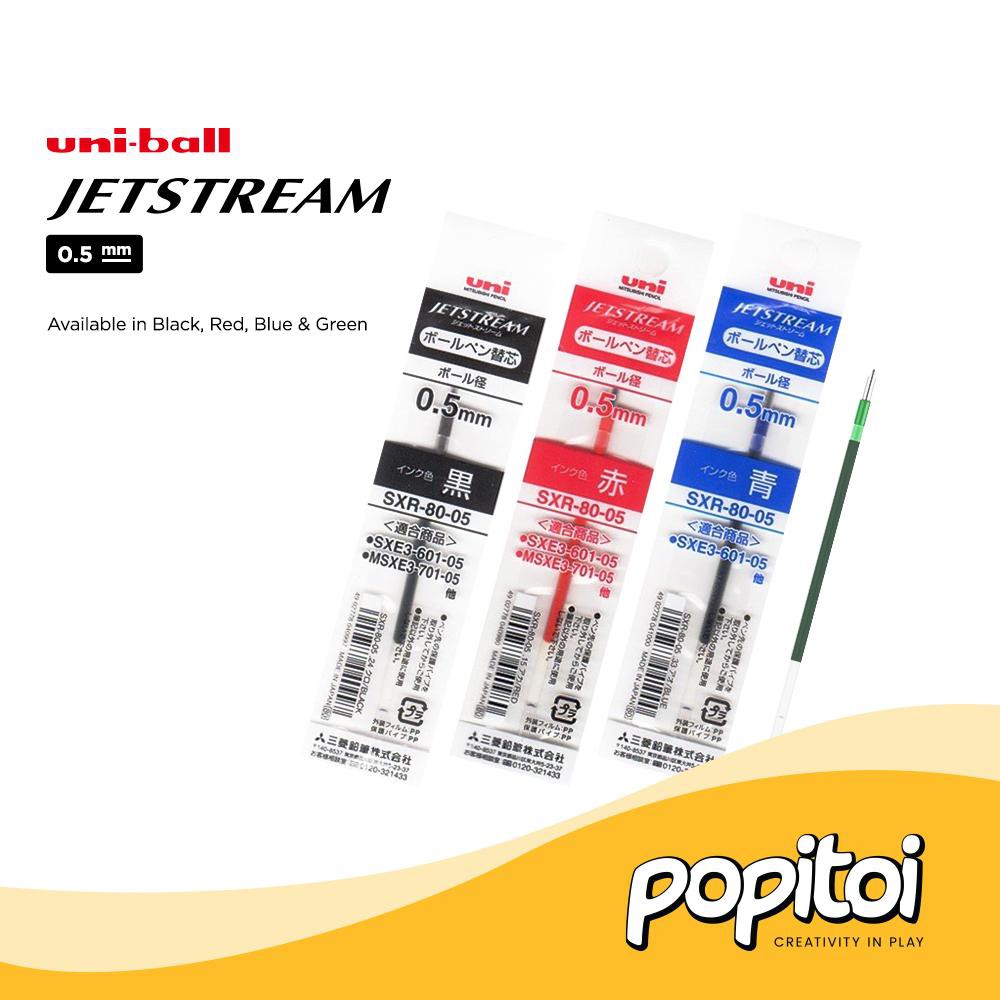 Jual Uniball Jetstream SXR80 Refill 0.38 0.5 0.7 1.0 mm for multi pen