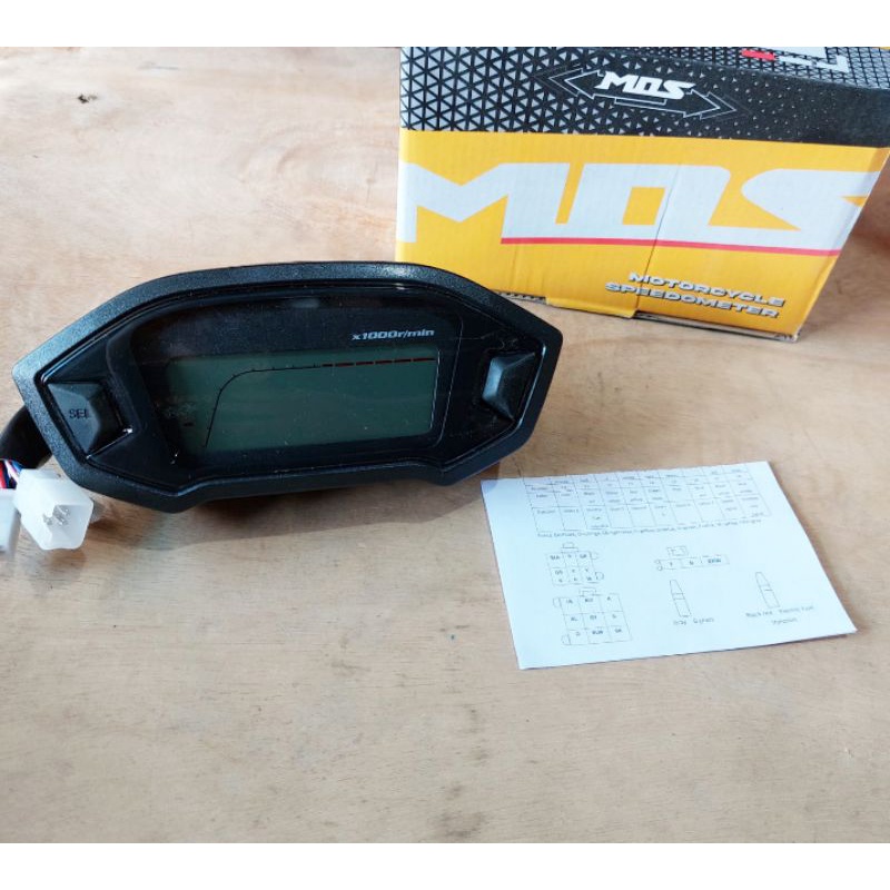 Jual Spedo koso rx3n spedometer digital Led Monkey Spido Digital