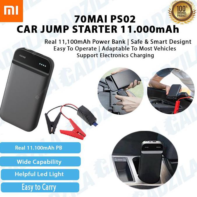 Jual XIAOMI 70mai Power Bank + Portable Car Jump Starter Jumper Aki